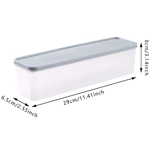 6-Piece Airtight Pasta Storage Container Set, Refrigerator Friendly Spaghetti Holder