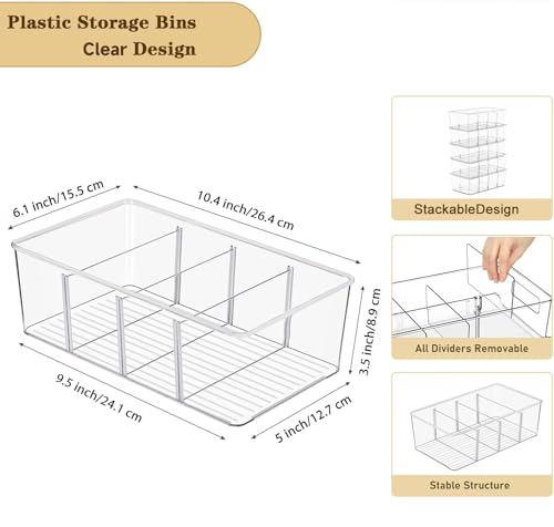 4 Kitchen Organizers for Pantry, Fridge, Drawers & Cabinets