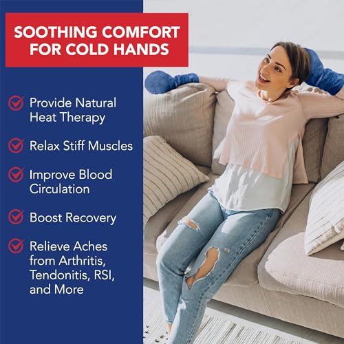 Dr. Arthritis Hand Warmer Gloves - Microwave Therapy Mittens