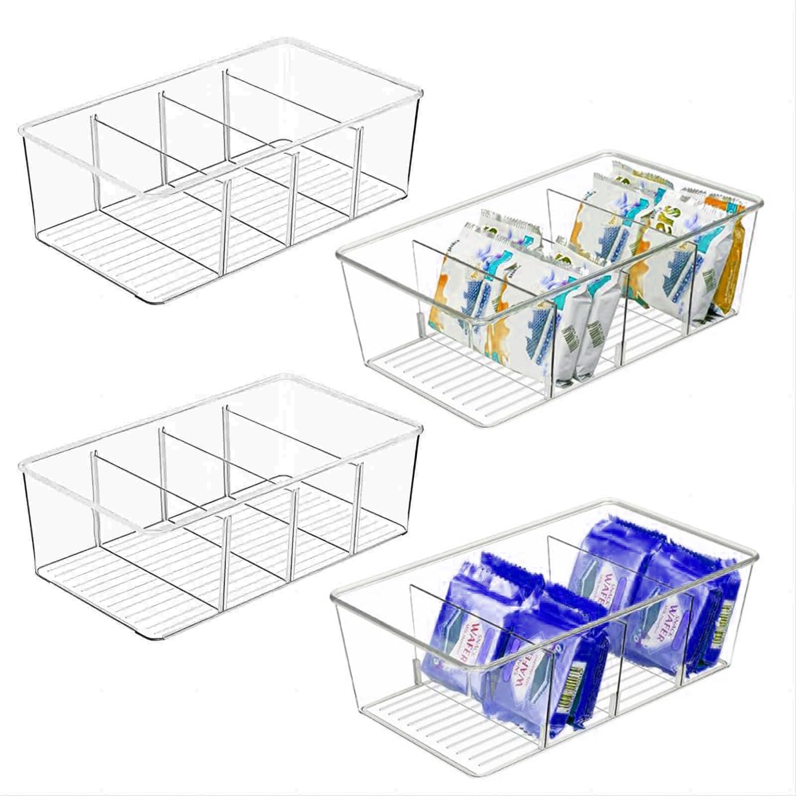 4 Kitchen Organizers for Pantry, Fridge, Drawers & Cabinets