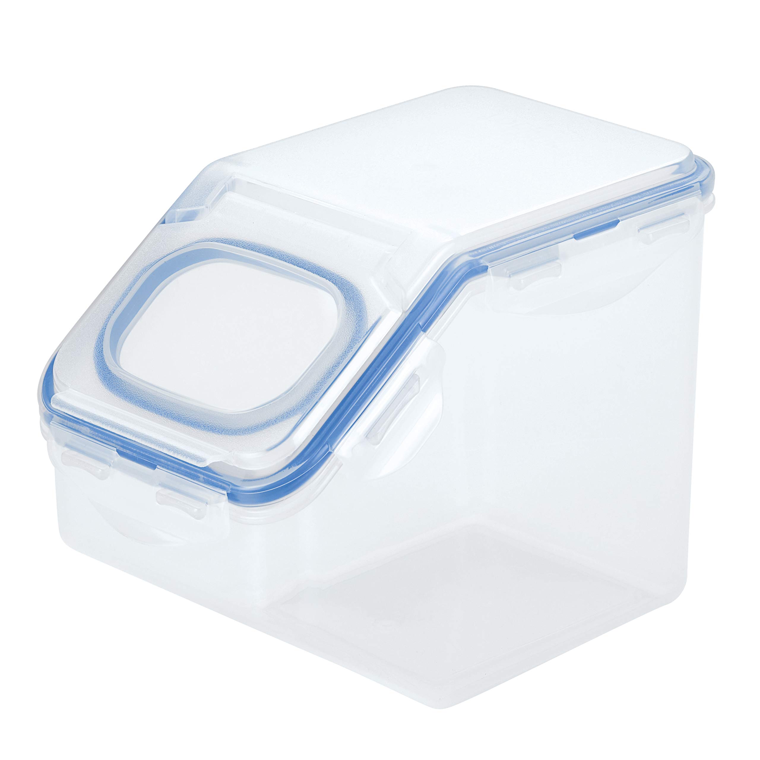 LOCK & LOCK Top-10 Snack Containers with Flip-top Lids, BPA Free, Clear View