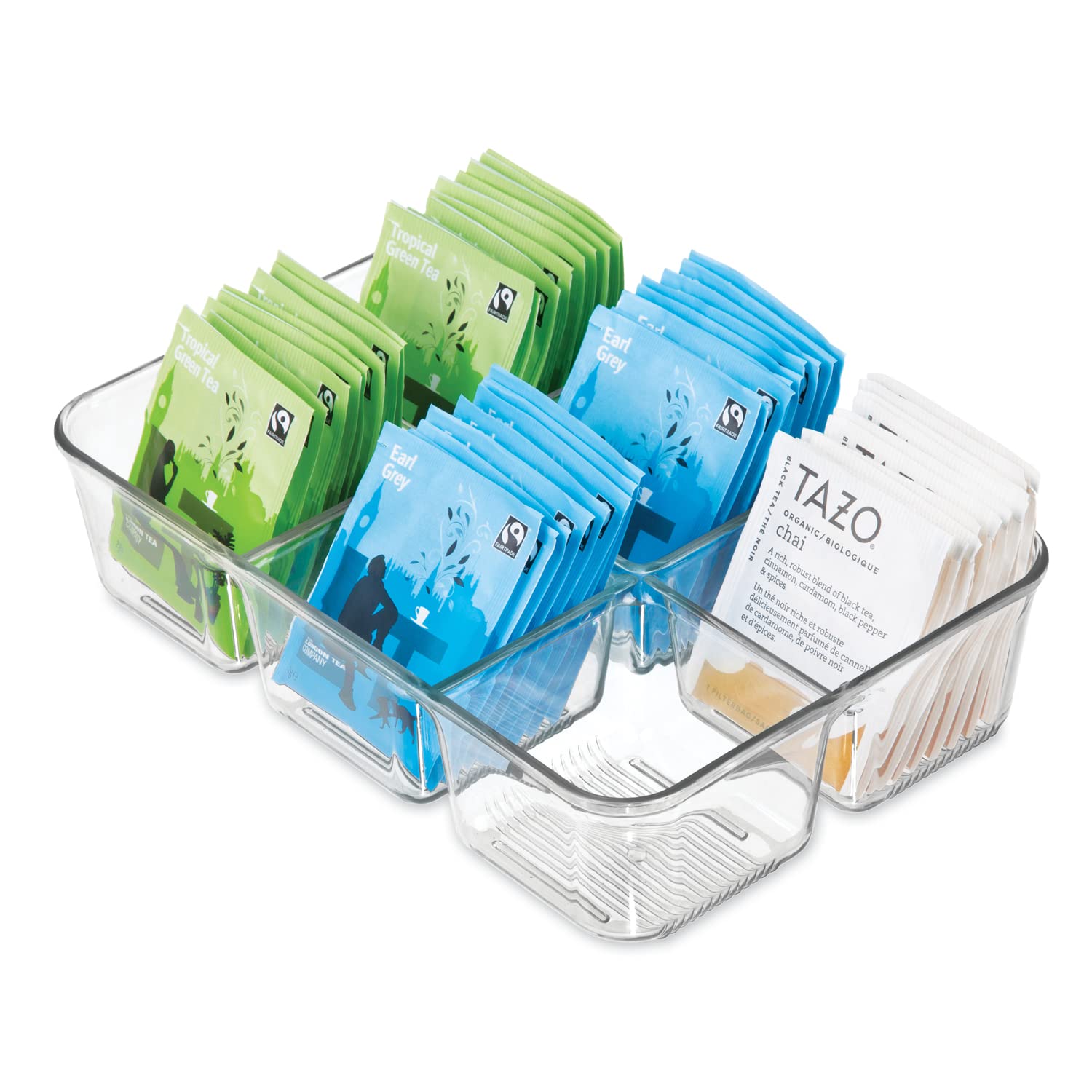 Linus Collection Clear Tea Bag Organizer - Kitchen Cabinets & Countertops