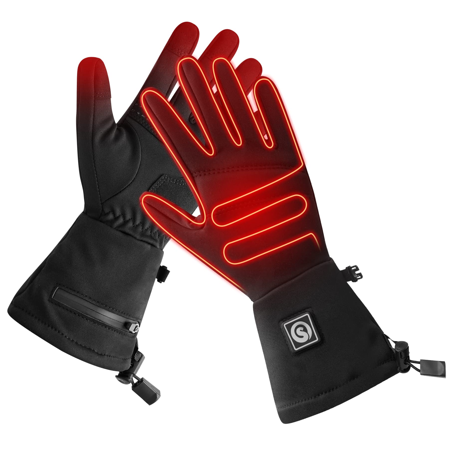 Day Wolf Electric Heated Glove Liners for Men & Women Winter Sports